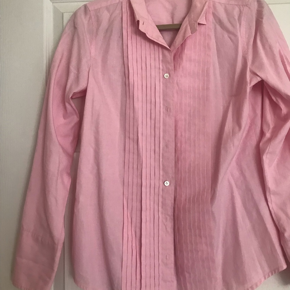 Pink J Crew button down